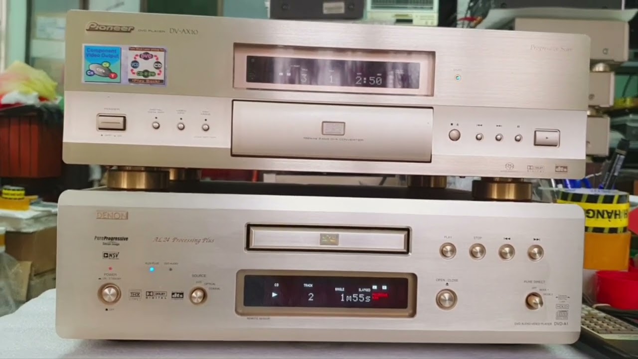 DVD Pioneer DV-AX10, cực rẻ. DVD Denon A1 và N70A Pioneer (2262) cực đẹp (MD Sài Gòn : 0907406222).
