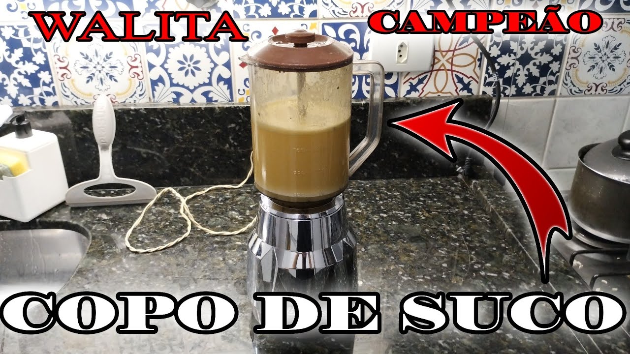 Liquidificador Walita Campeão 1974 - Copo de suco