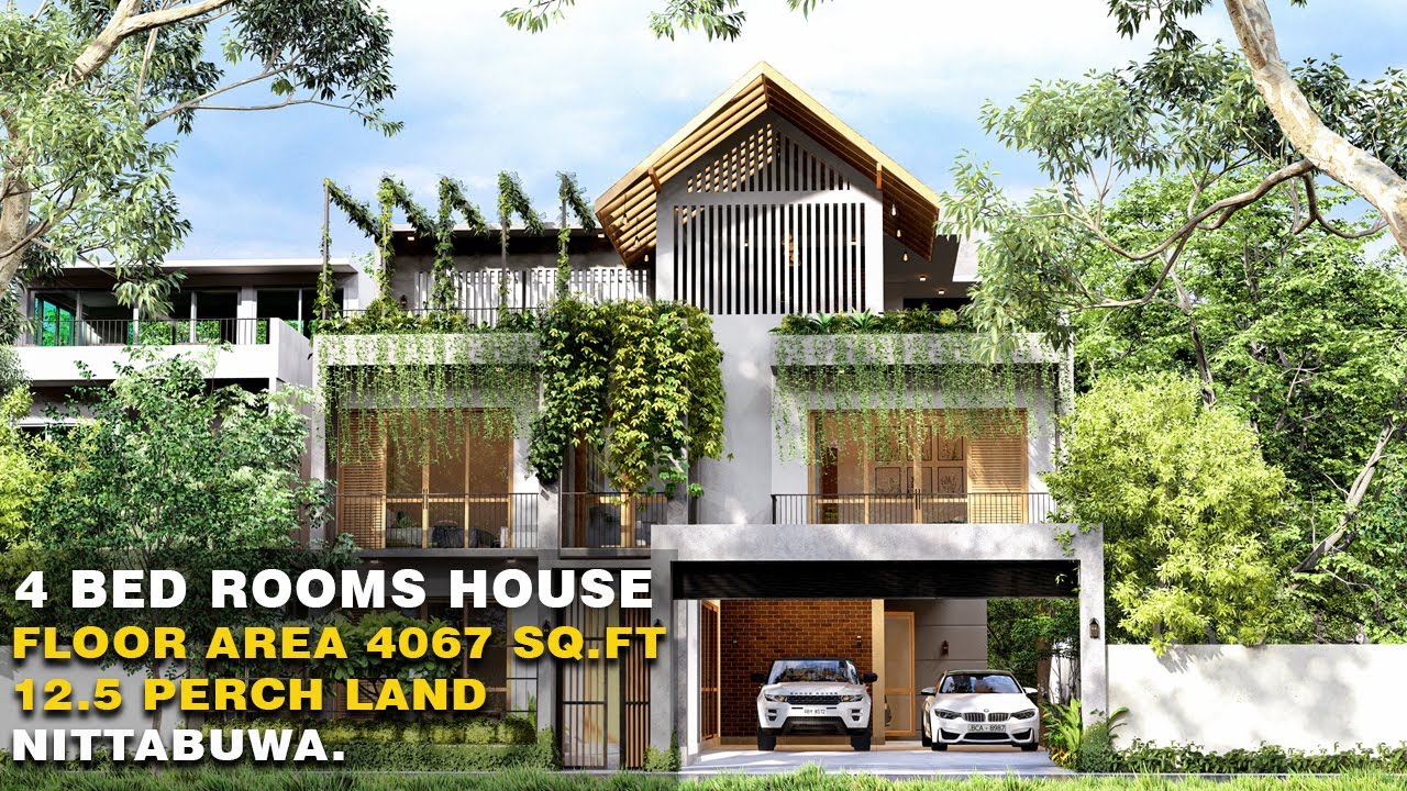 House Design | 4 Bedroom | 12.5 Perch @ Nittabuwa, Sri Lanka 2025