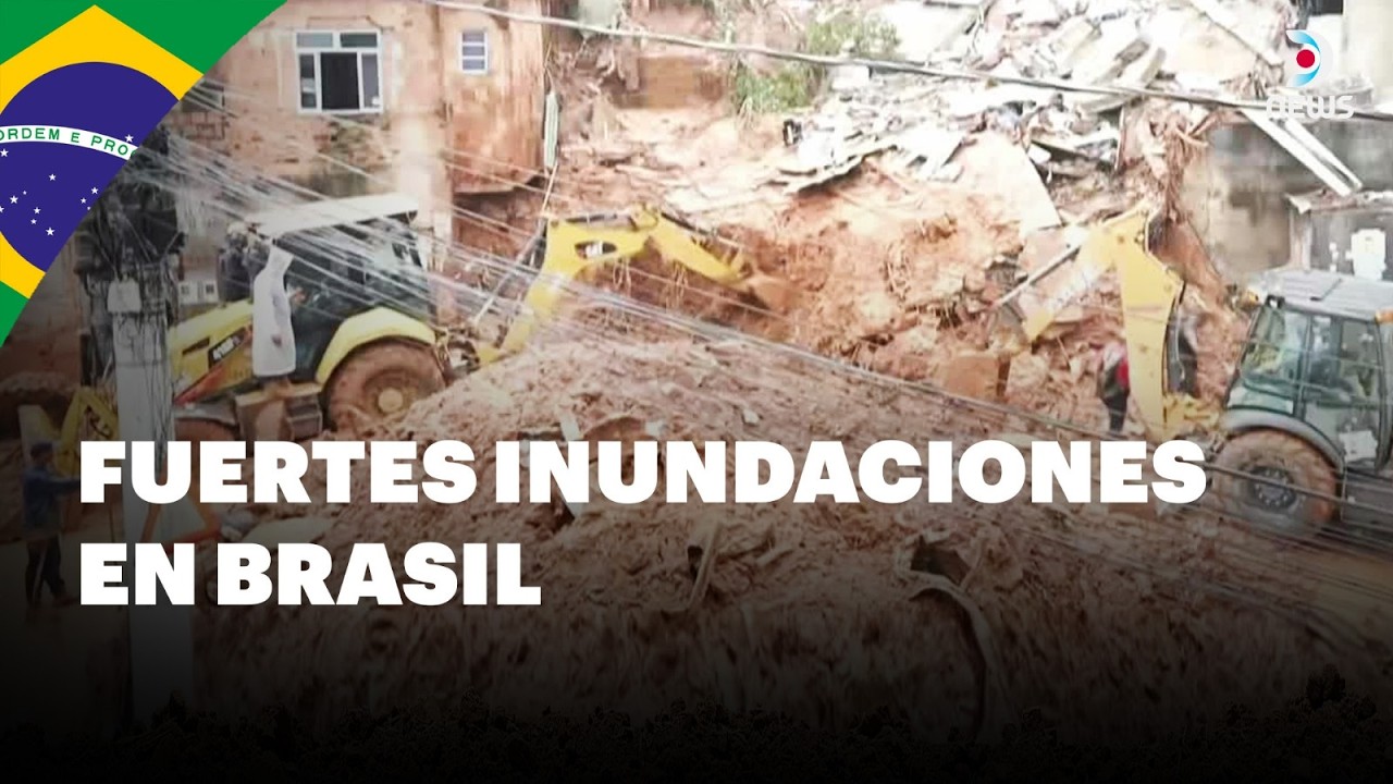 🚨 Al menos 20 muertos y decenas de desaparecidos tras intensas lluvias en el suroeste de Brasil