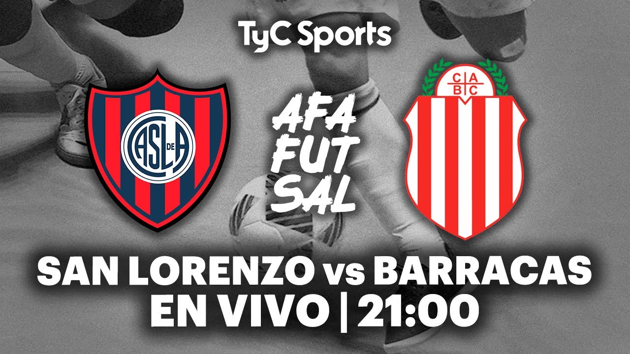 EN VIVO 🔴 SAN LORENZO vs BARRACAS CENTRAL | Futsal AFA - Primera División