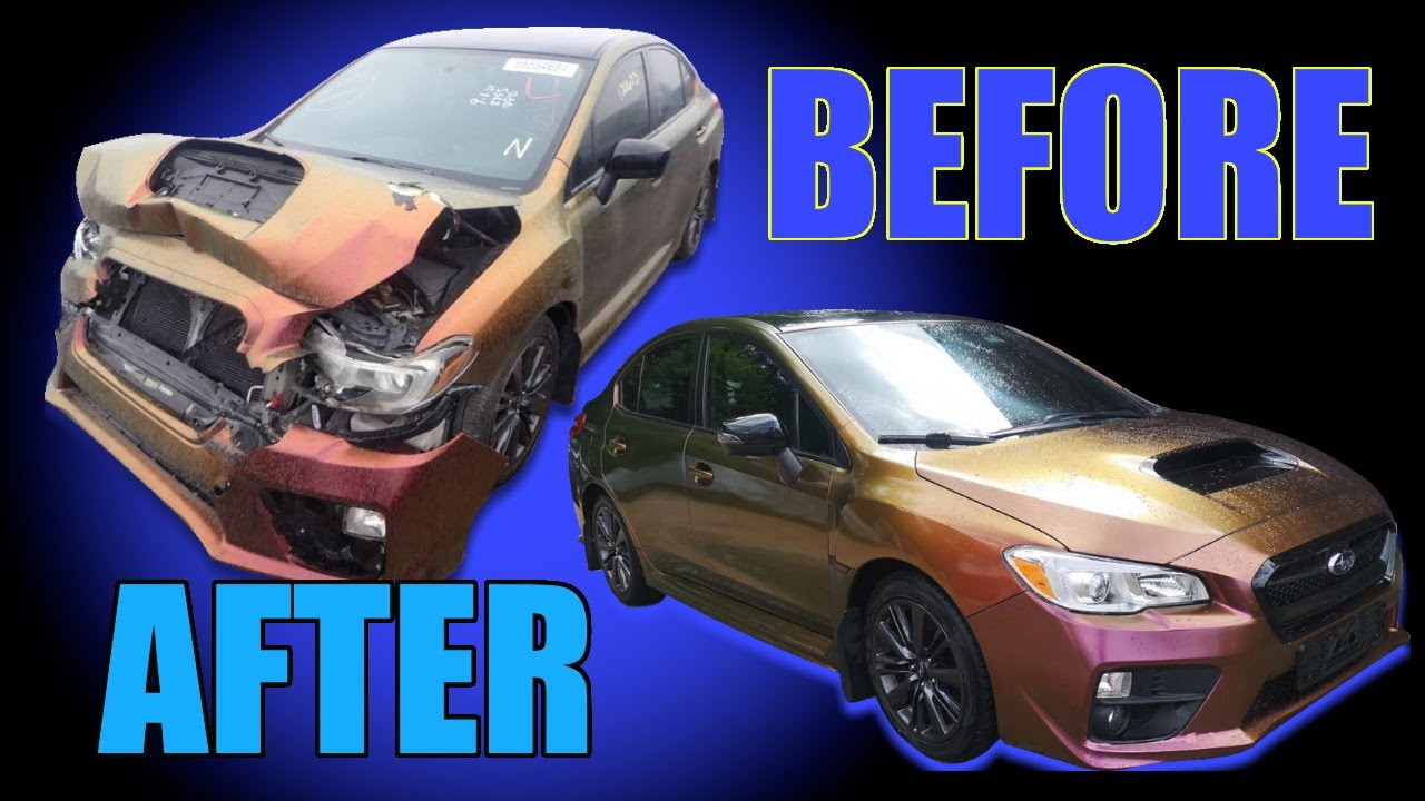 Rebuilding a salvage Subaru WRX in 10 minutes