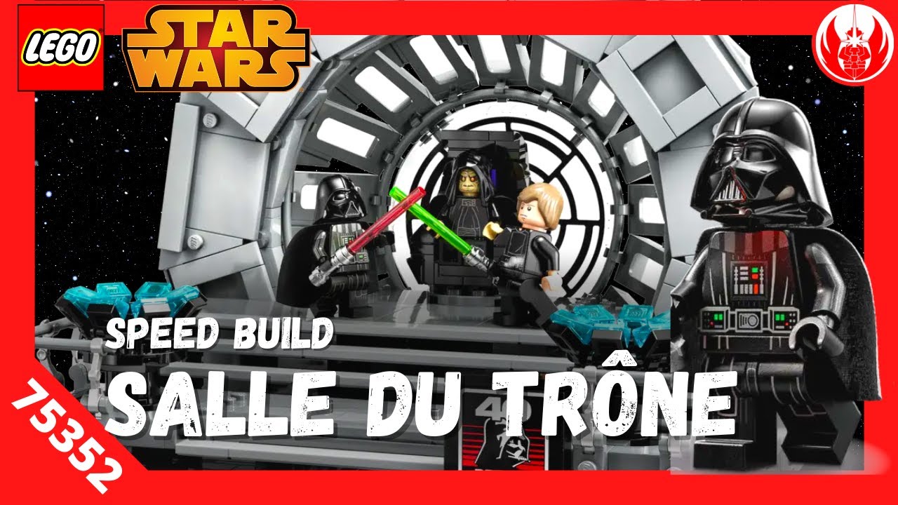 Lego Star Wars 75352 Diorama de la salle du trône de l’Empereur Unboxing & Speed Build