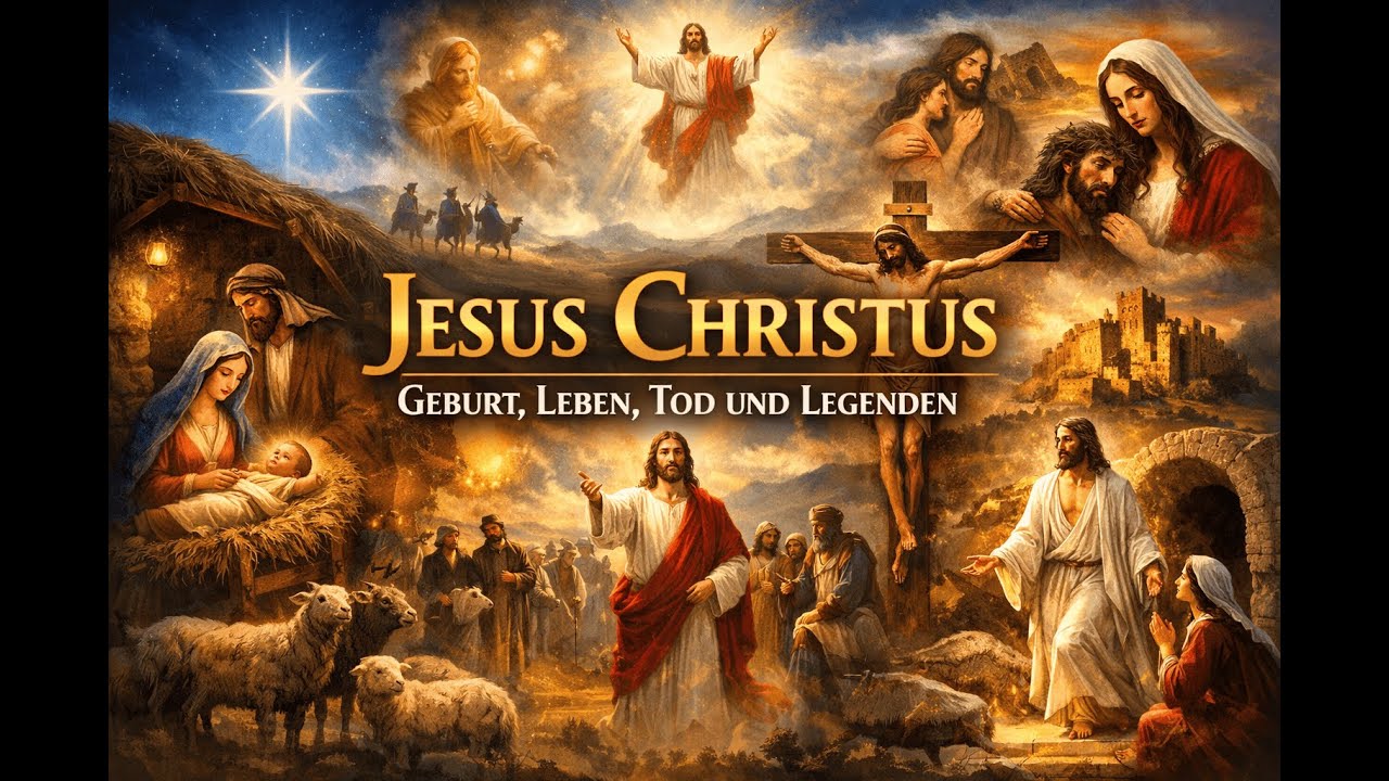 ✨ Jesus Christus ❤️ – 🌟 Geburt, 🌿 Leben, ✝️ Tod und 📜 Legenden 🕊️