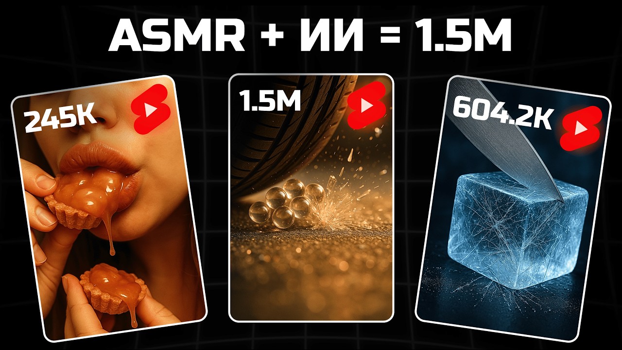 Как Делать Вирусные ASMR Видео Без VEO 3 и Бесплатно!