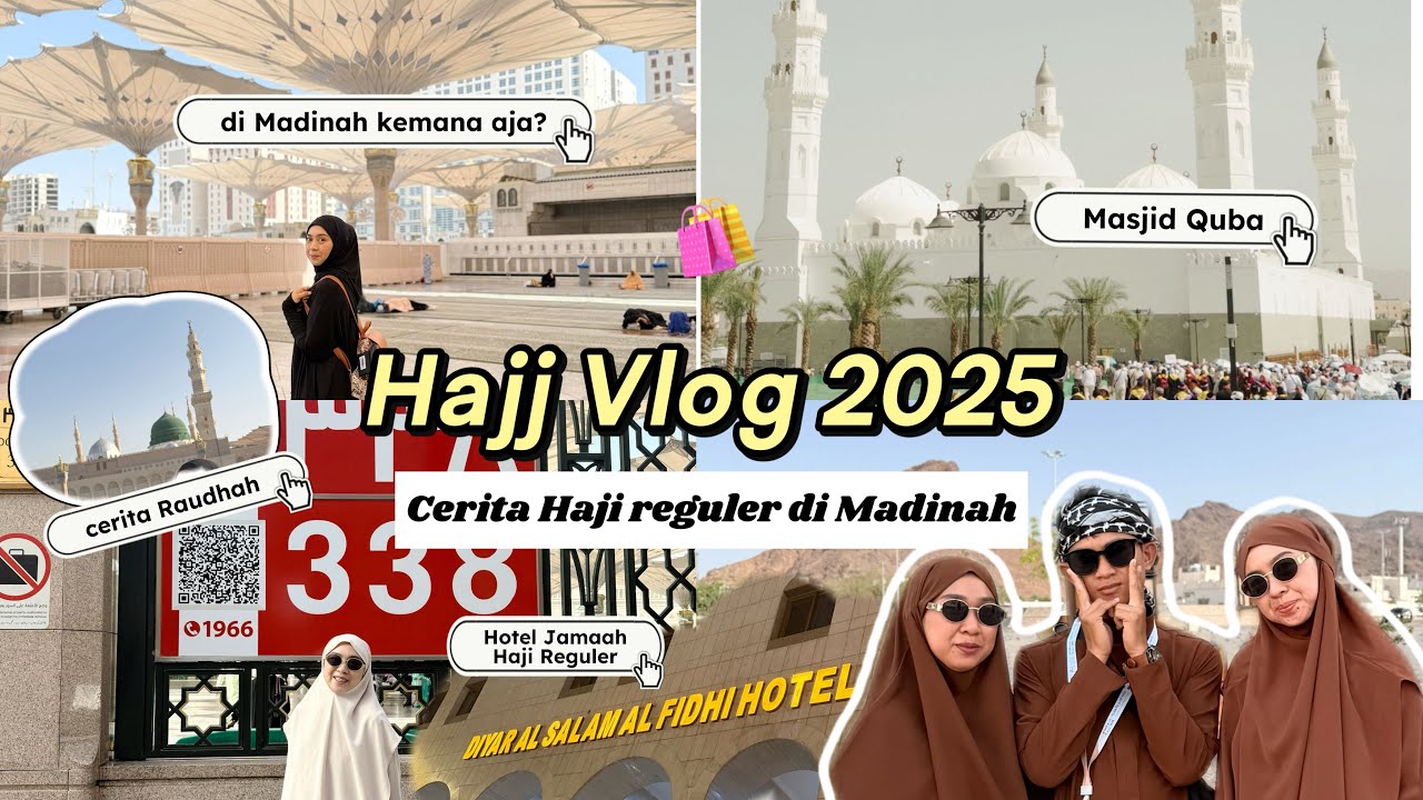 Vlog Haji Reguler 2025 - Madinah | Hotel Jamaah Haji Reguler di Madinah - Belanja apa aja ya 🤔🛍️