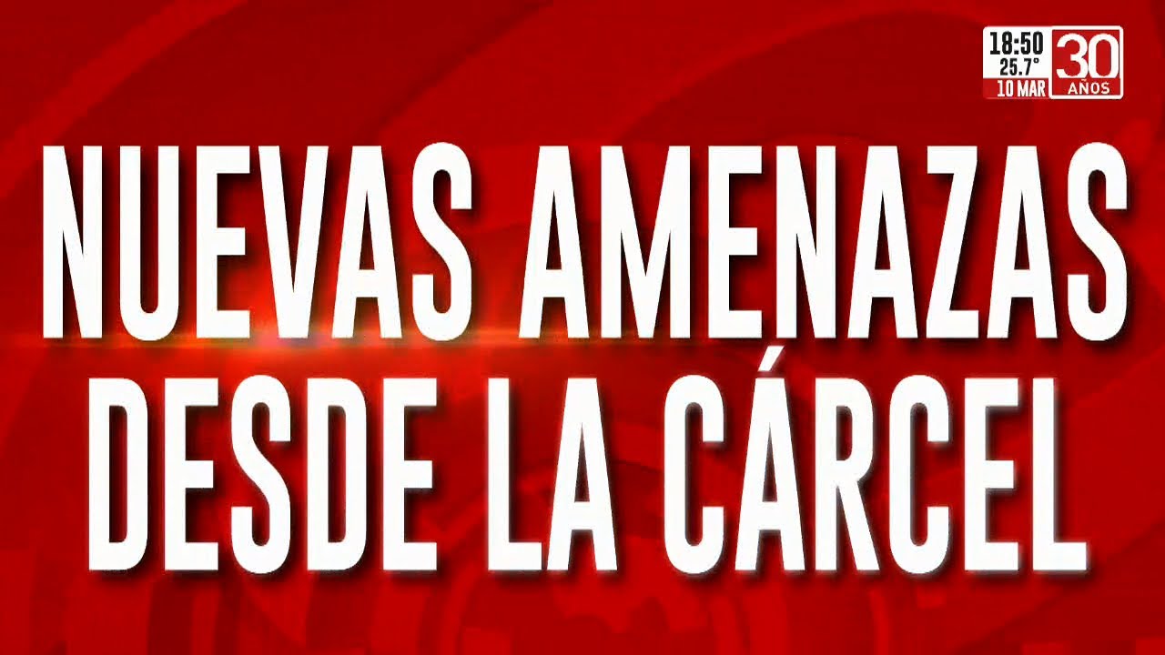 Nuevas amenazas desde la cárcel en Rosario: 