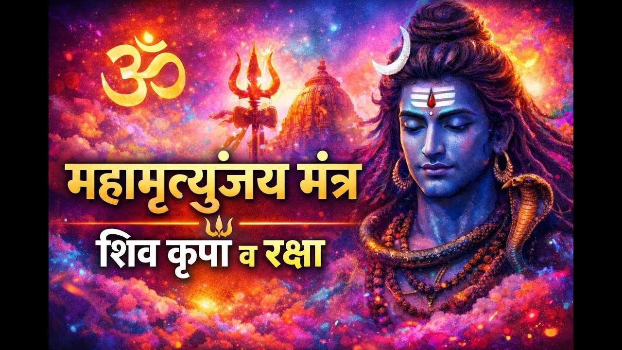महामृत्युंजय मंत्र 🔱 Powerful Shiv Mantra | Deep Voice | शांति व रक्षा