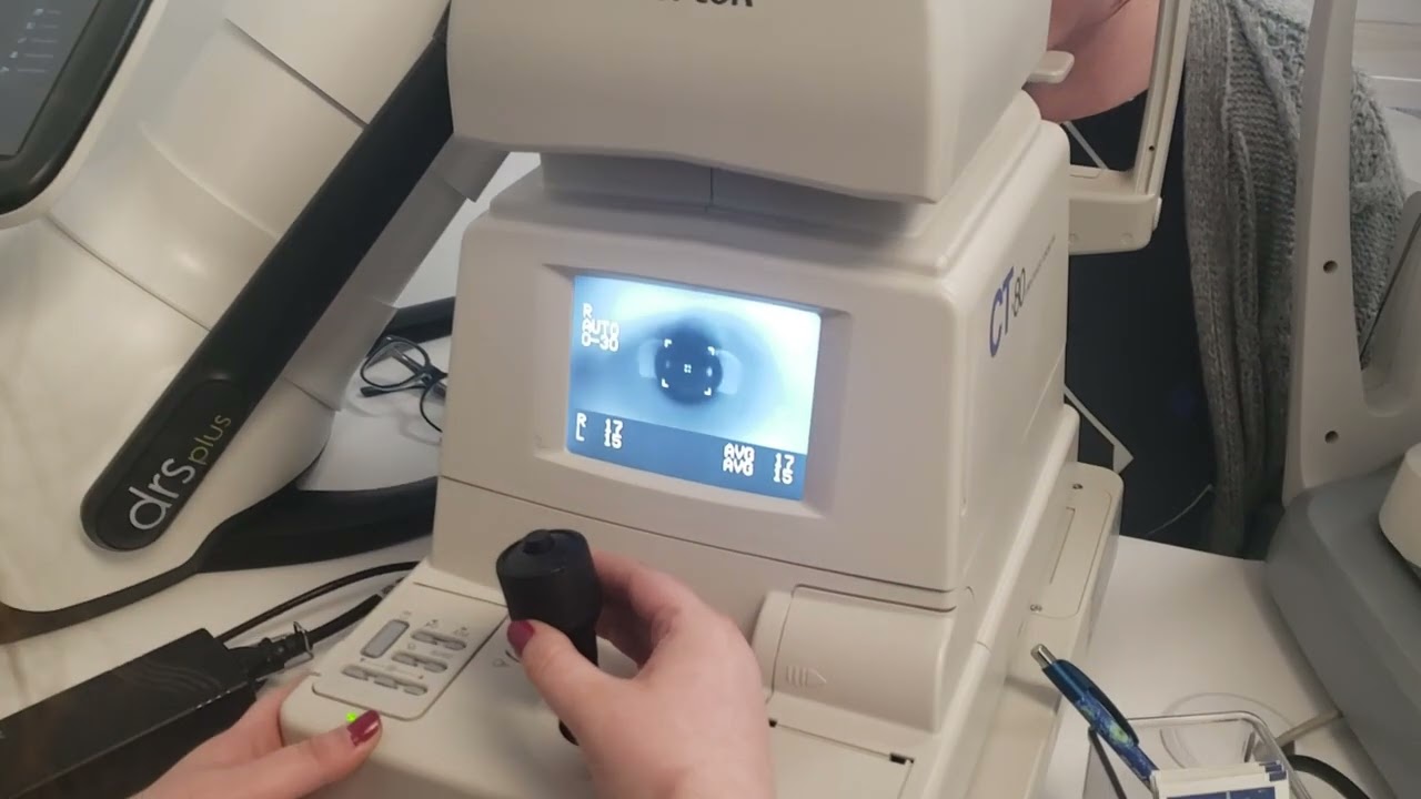 Pretest - non-contact tonometer