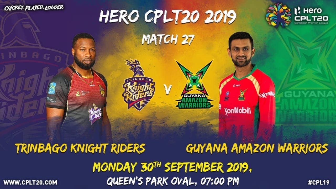 Extended Match Highlights | Trinbago Knight Riders v Guyana Amazon Warriors | #CPL19 #TKRvGAW