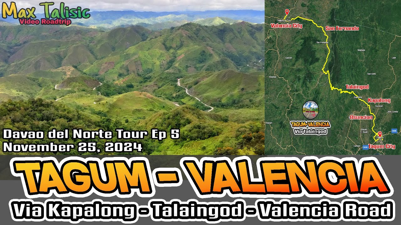 Video Roadtrip - Tagum City, Davao del Norte to Valencia City, Bukidnon via Talaingod