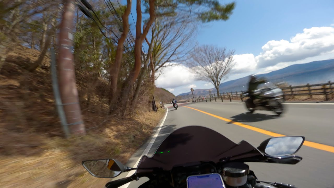 Day Ride Lake Yamanaka & Doshi Michi | YZF-R7 | 4K | GoPro | RAW | POV| Stock Exhaust |