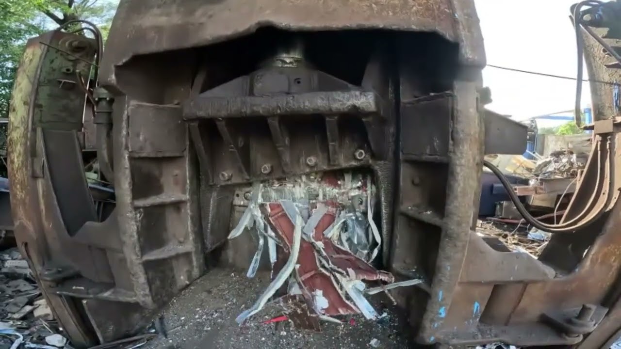 scrap cutting and shredding day at king brother recycling
