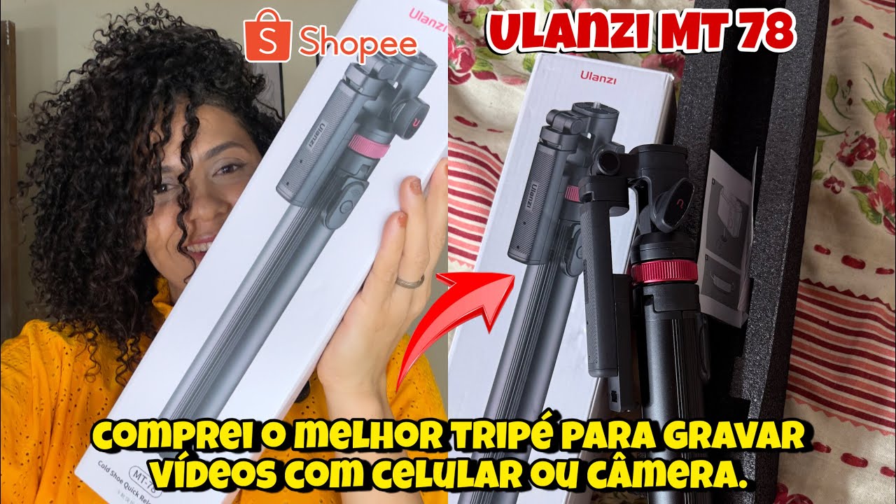 REVIEW DO TRIPÉ COMPACTO ULANZI MT-78 | ESSE É O MELHOR TRIPÉ PARA CELULARES e CÂMERAS! 