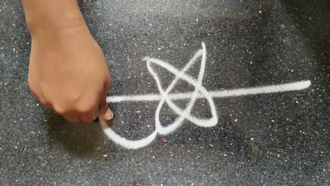 Simple Rangoli Borders to Beautify Your Doorstep|Side Rangoli Ideas @MUGGULAPUSTAKAMM