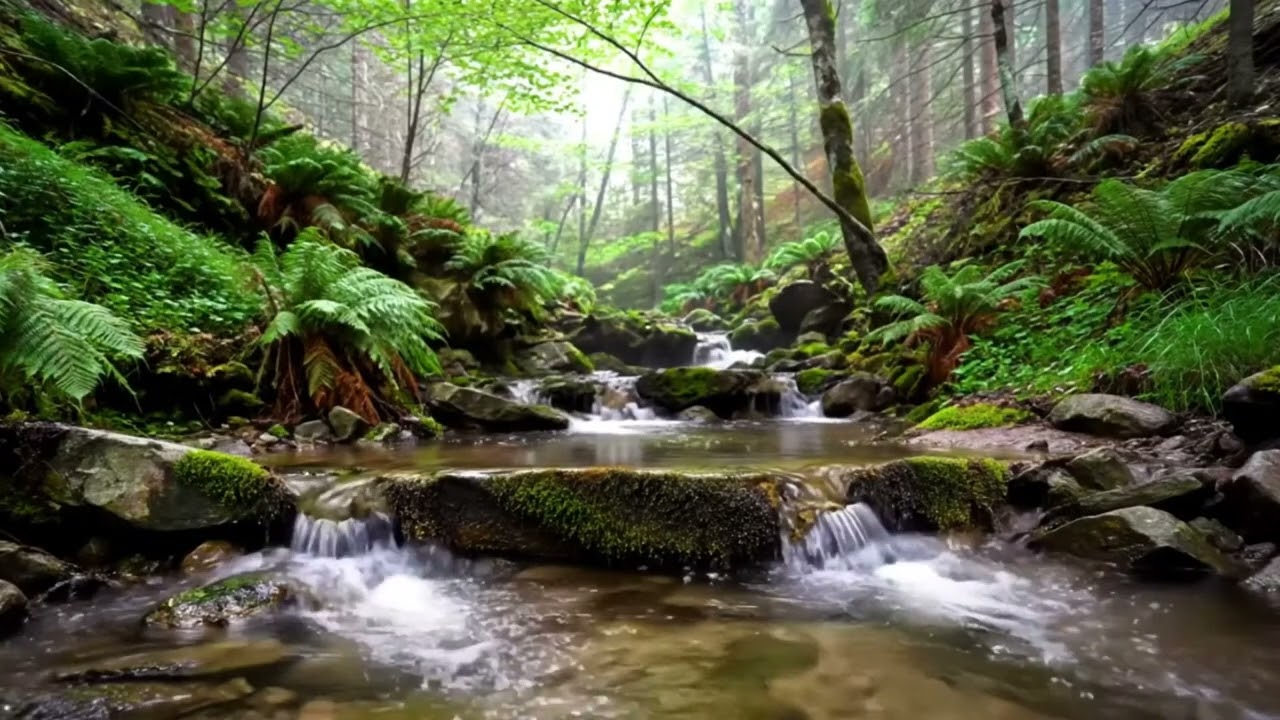 Nature’s Harmony 🌿 24/7 Live Relaxing Stream | Music & Water Sounds for Deep Calm