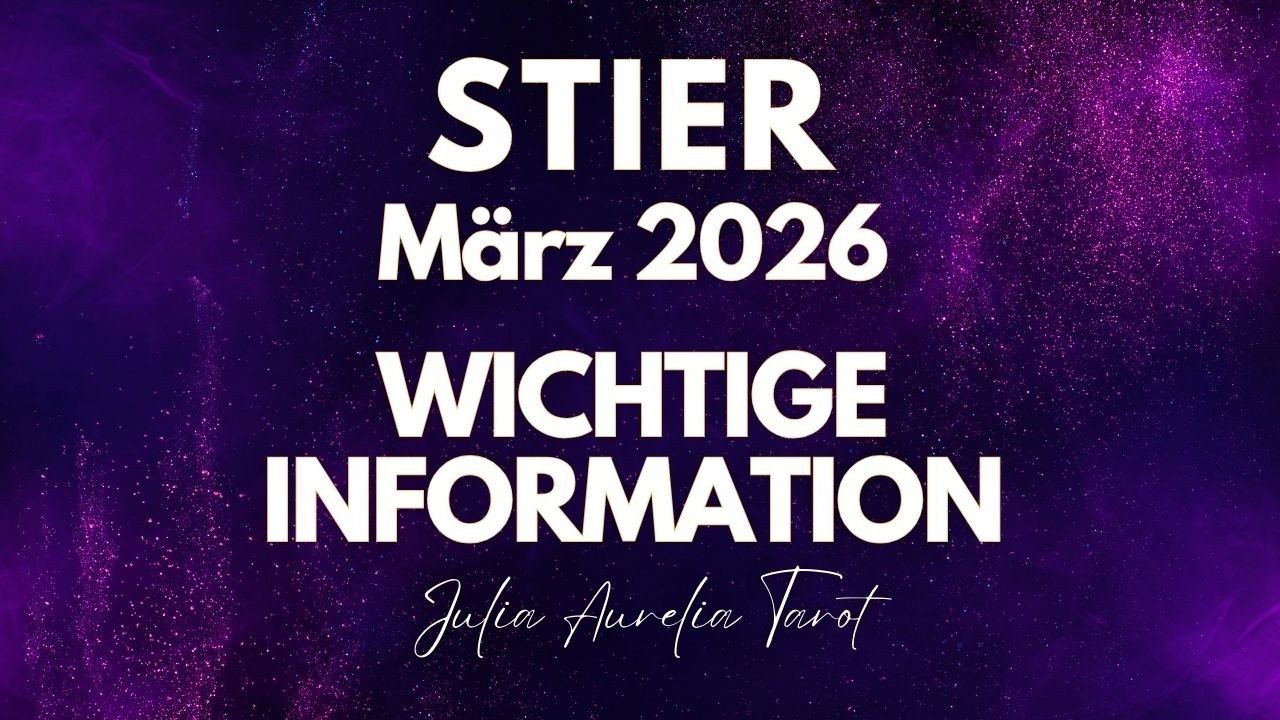 Stier März 2026 Tarot & Lenormand