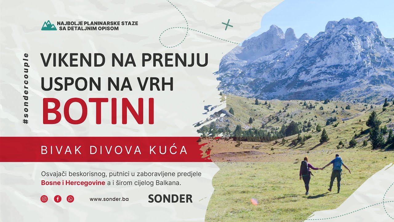 Vikend na Prenju - Botini (2015 mNv), spavanje na Jezercetu i posjeta bivku Divova Kuća