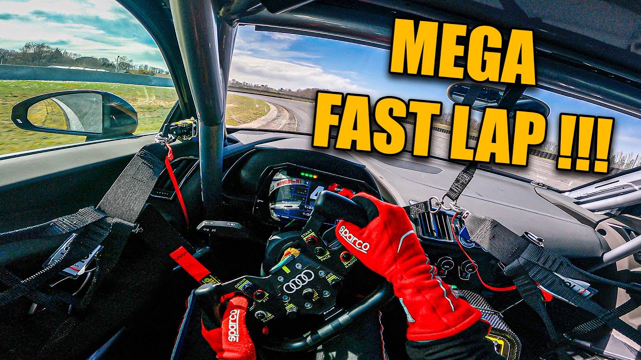 POLE POSITION !!! POV in Audi R8 GT4 | ROMAIN MONTI