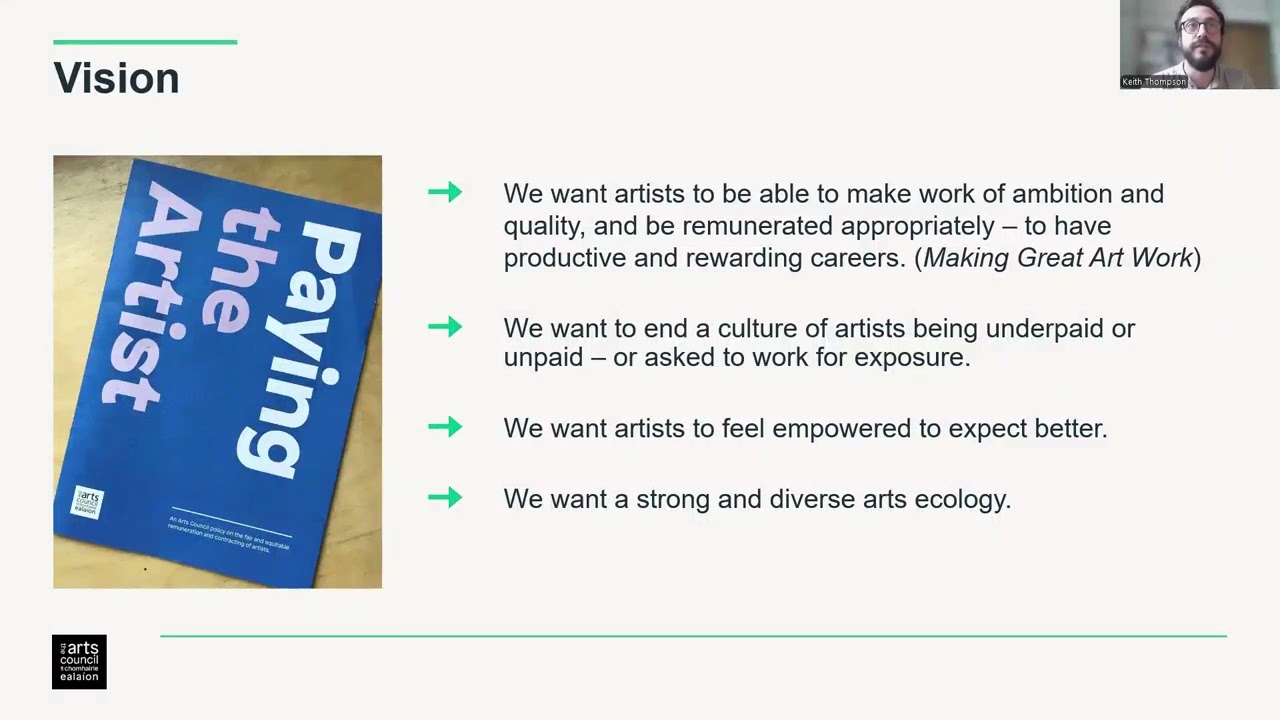 Capacity Building - Paying the Artist, 13th February 2025