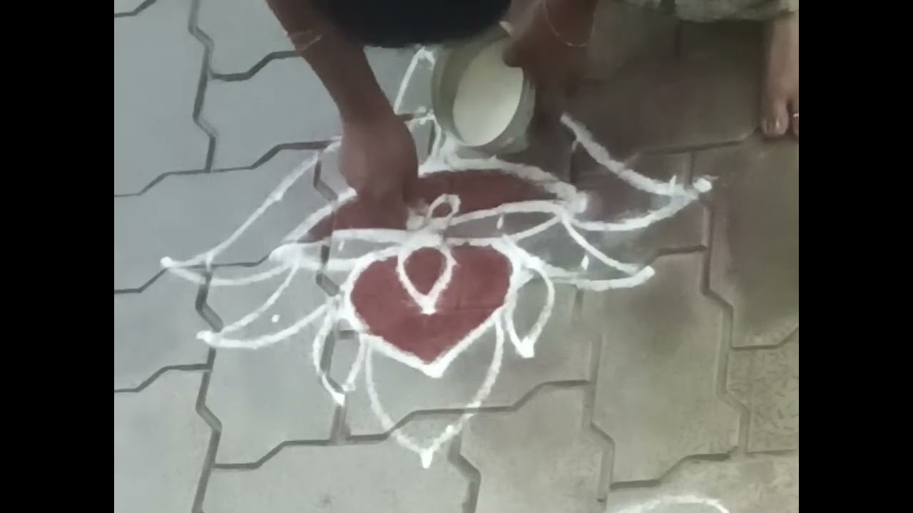 Daily kolam # simple and easy kolam ###