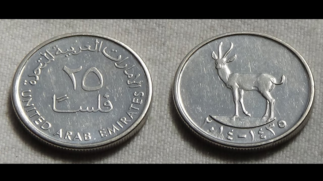 25 Fils - Khalifa (magnetic) - United Arab Emirates