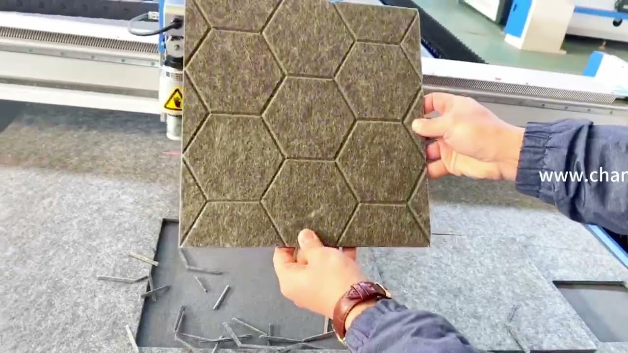 Цифровая машина для резки акустической панели из полиэфирного волокна