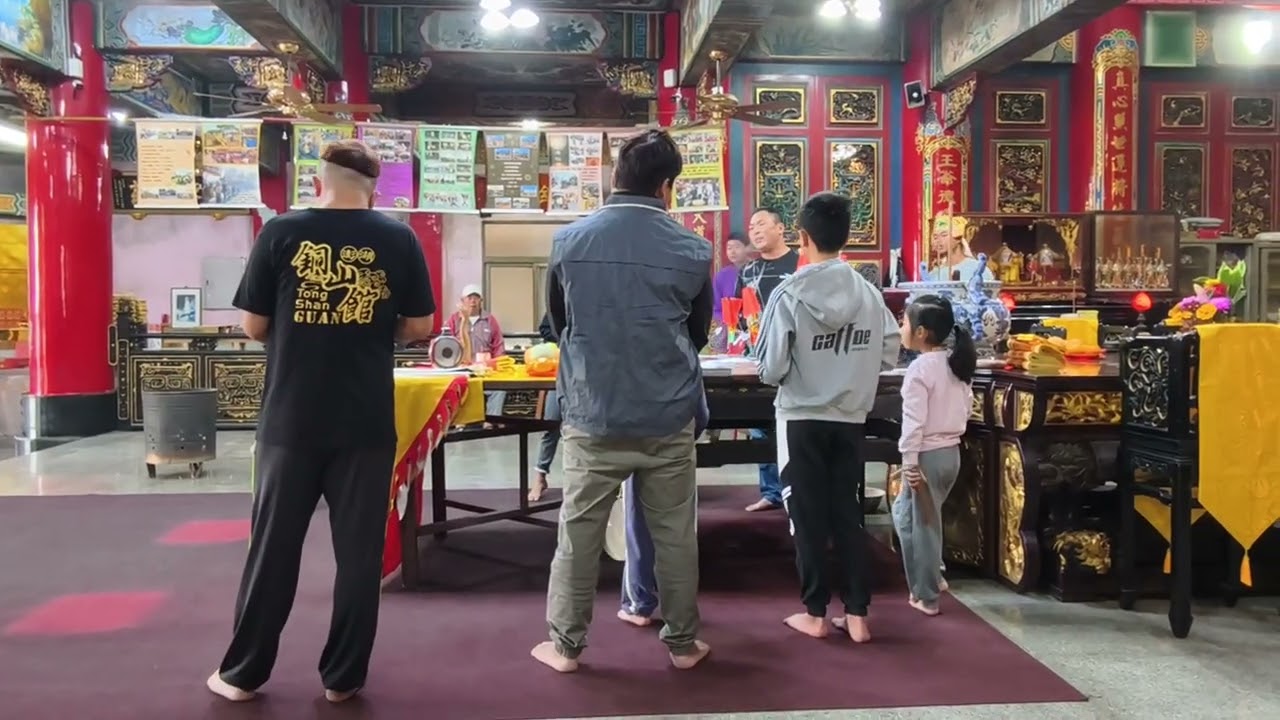 澎湖龍門安良廟舉行王船龍骨開斧大典