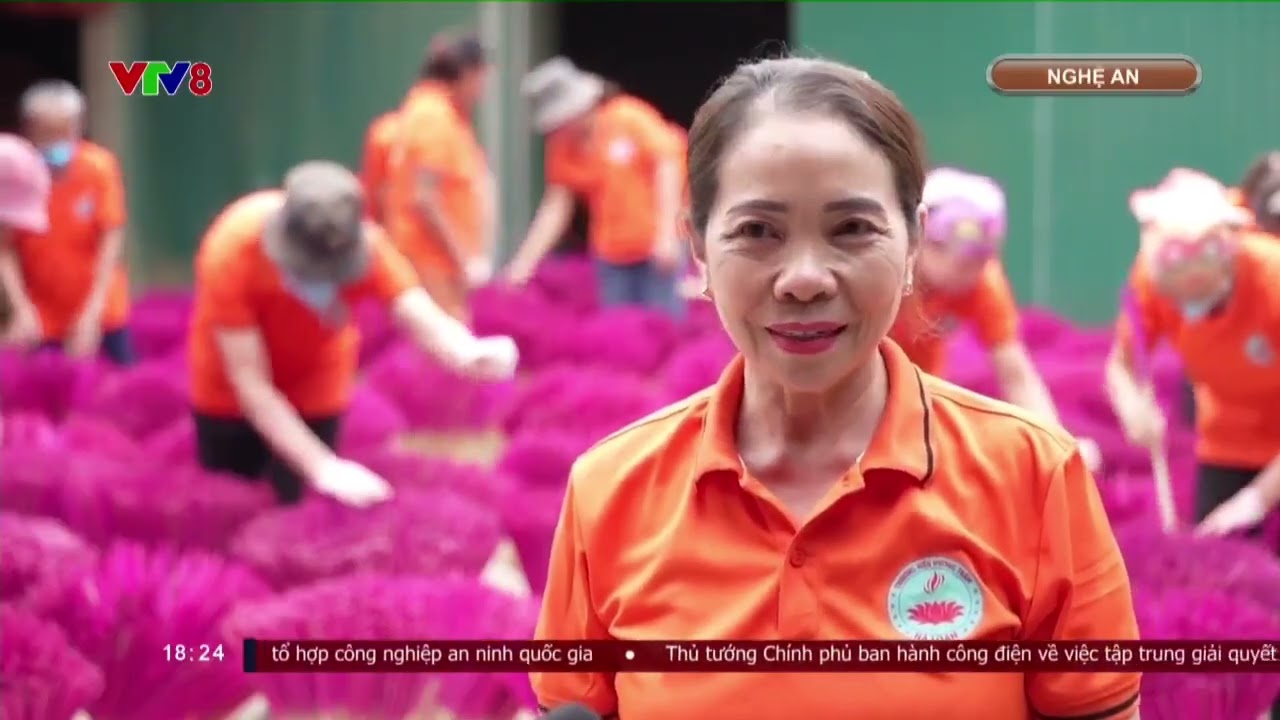 Làng hương trầm xứ Nghệ.