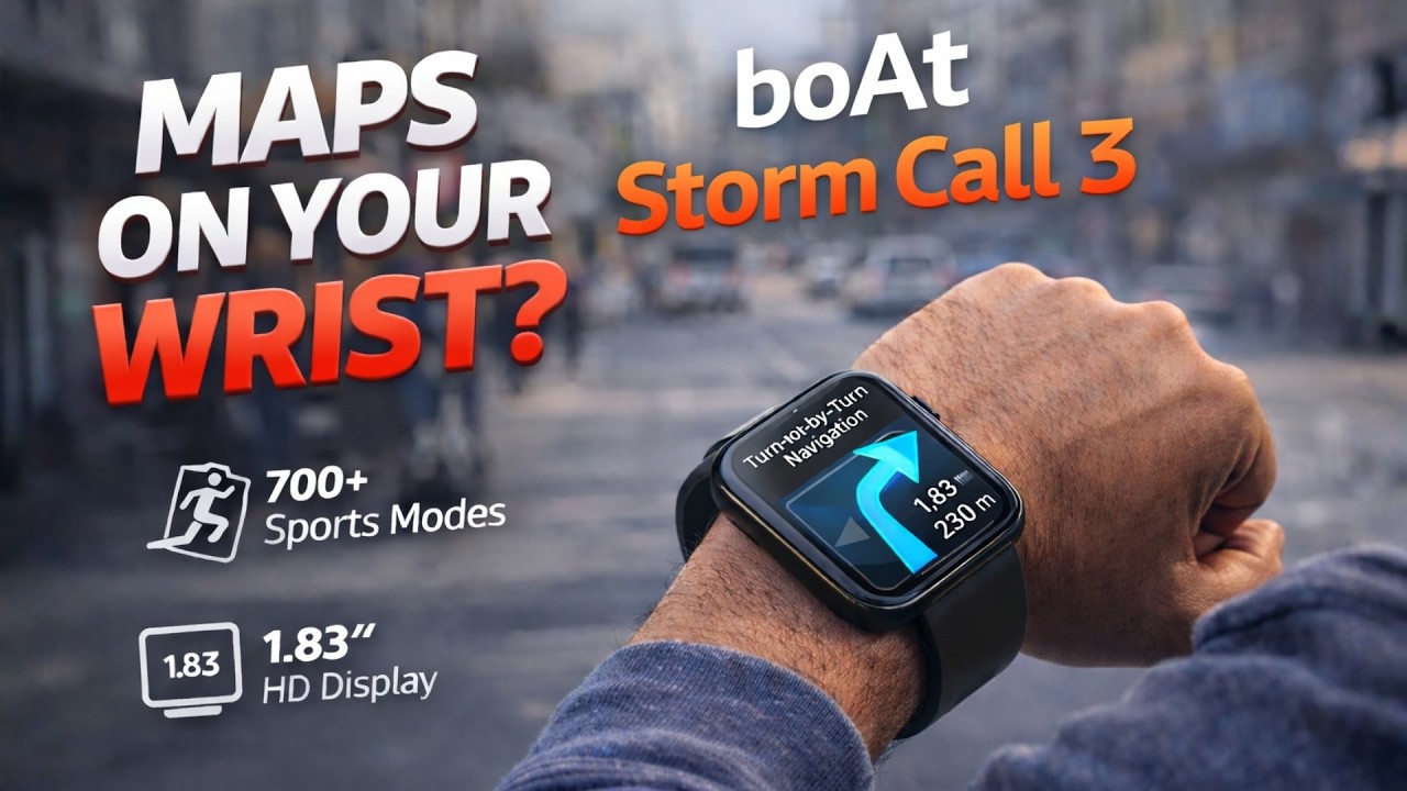 ⚡️Budget Calling Smartwatch with Navigation! boAt Storm Call 3 Full Review