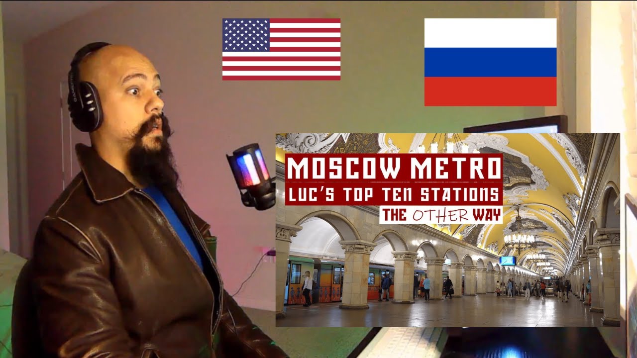 American Reacting to Реакция немцев на реакцию американцев на московское метро