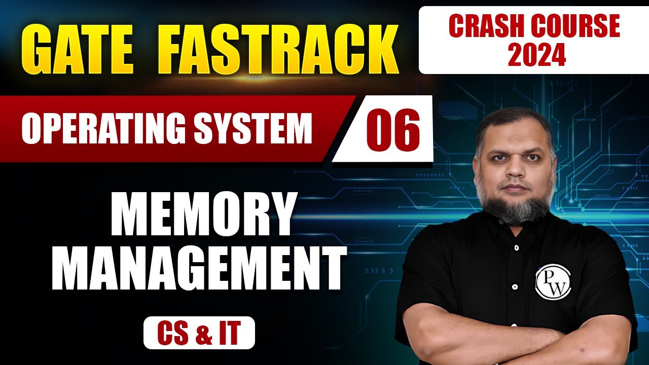 Operating System 06 | Memory Management | CS & IT | GATE 2024 Crash Course
