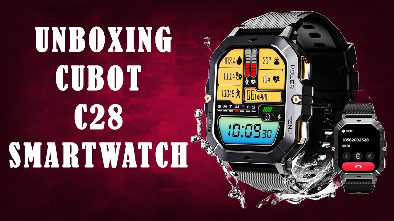 CUBOT C28 | Reloj Inteligente (Smartwatch) | 100 modos DEPORTIVOS META! Unboxing