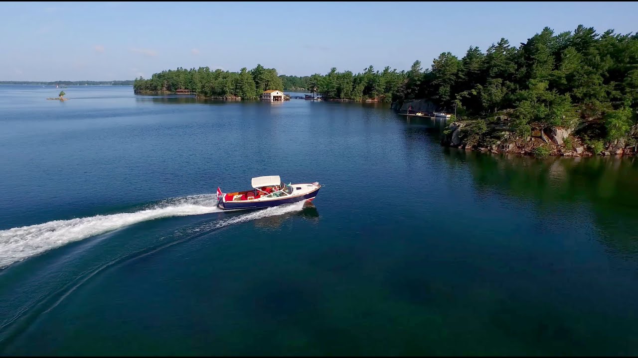 Stunning Drone Footage of Yeo Island & Hinckley T29R | Thousand Islands, Canada 🇨🇦