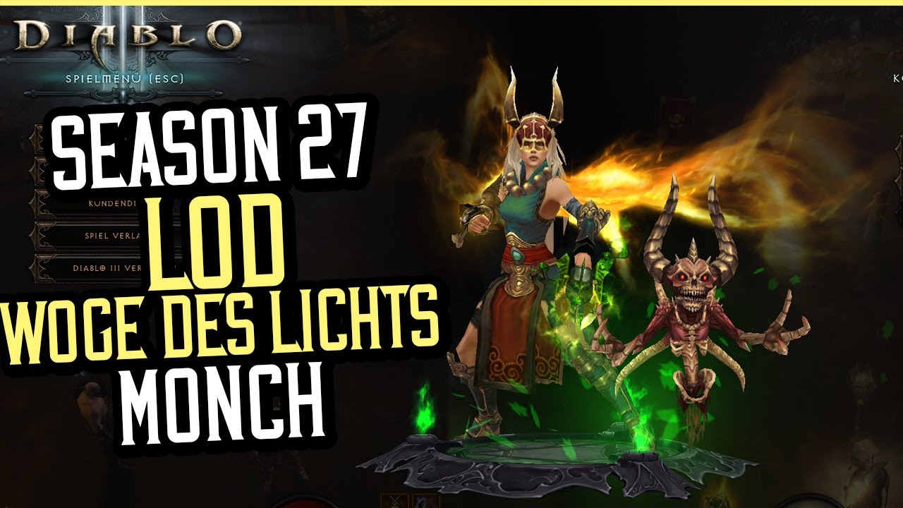Diablo 3 - LoD - Woge des Lichts Mönch | Season 27 | Bester Mönch build in 27