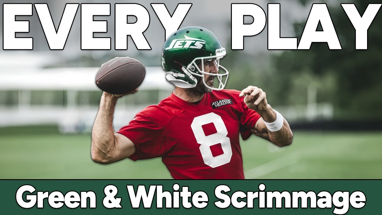 Every Play from Jets Starters at Green & White Scrimmage