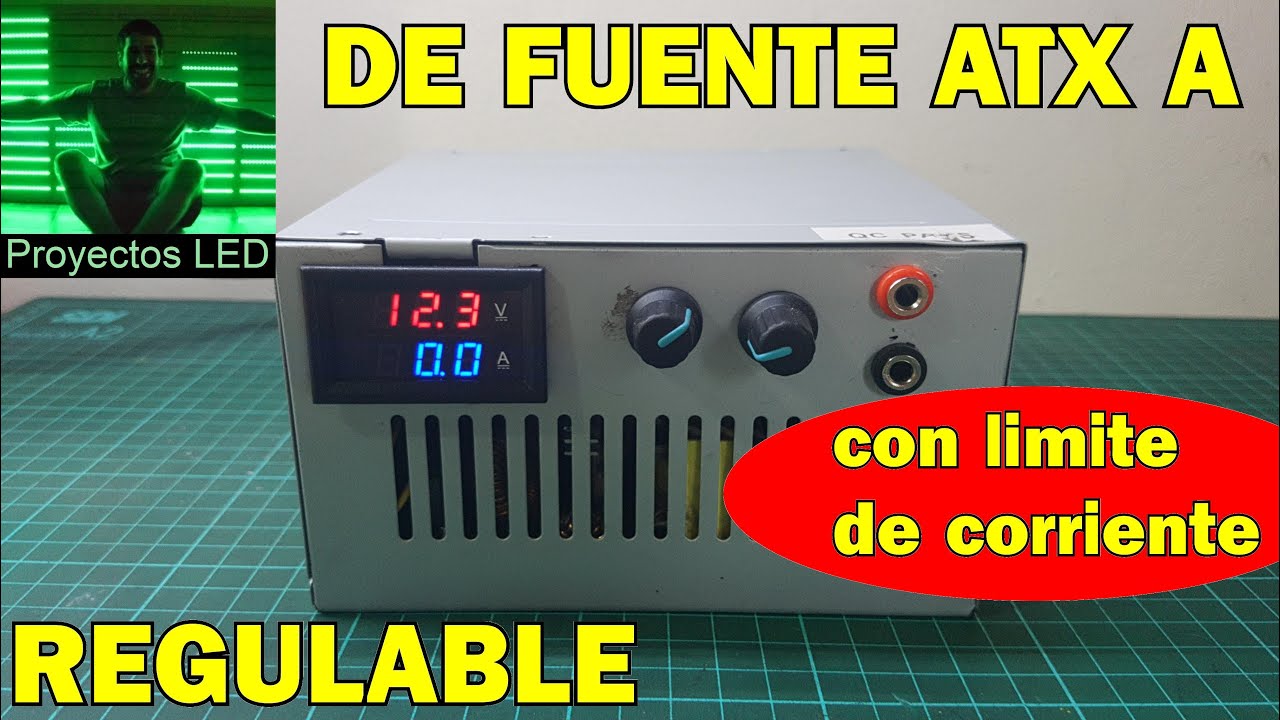 De fuente ATX a fuente variable con limite de corriente. parte 3/3