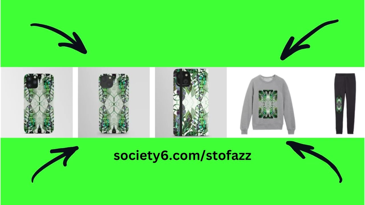 Glass Leaf Chain : Elegant 