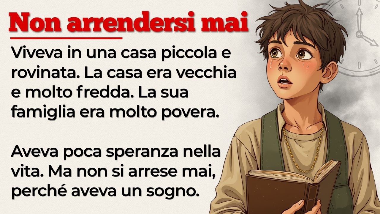 Come non arrendersi mai | Learn Italian with Stories | Italian Stories