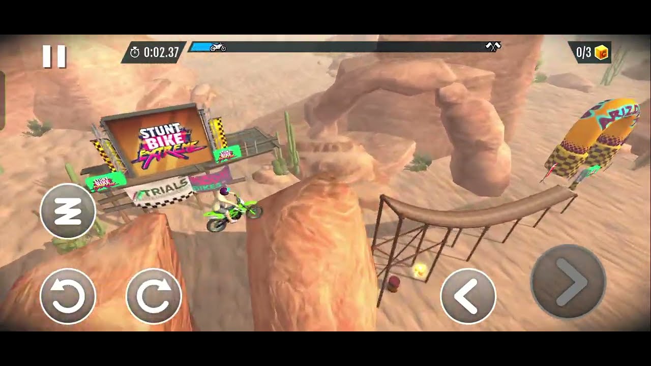 Impossible bike stunt | Stunt Bike Extreme #gameplay #gaming