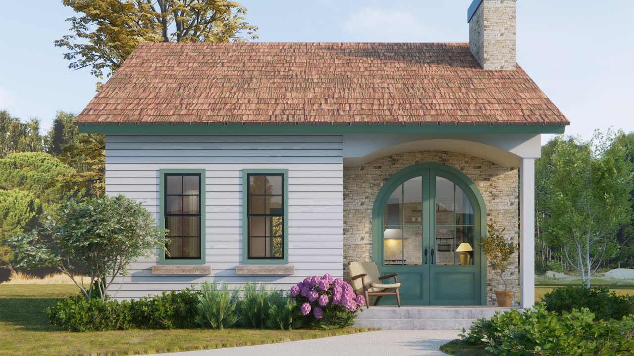 Beautiful Farmhouse 23'×24' (540 sqft) - Simple & Lovely Home