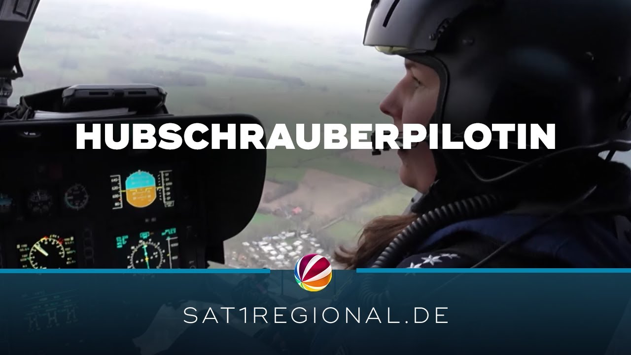 Polizeihubschrauberstaffel: Das ist Niedersachsens einzige Pilotin