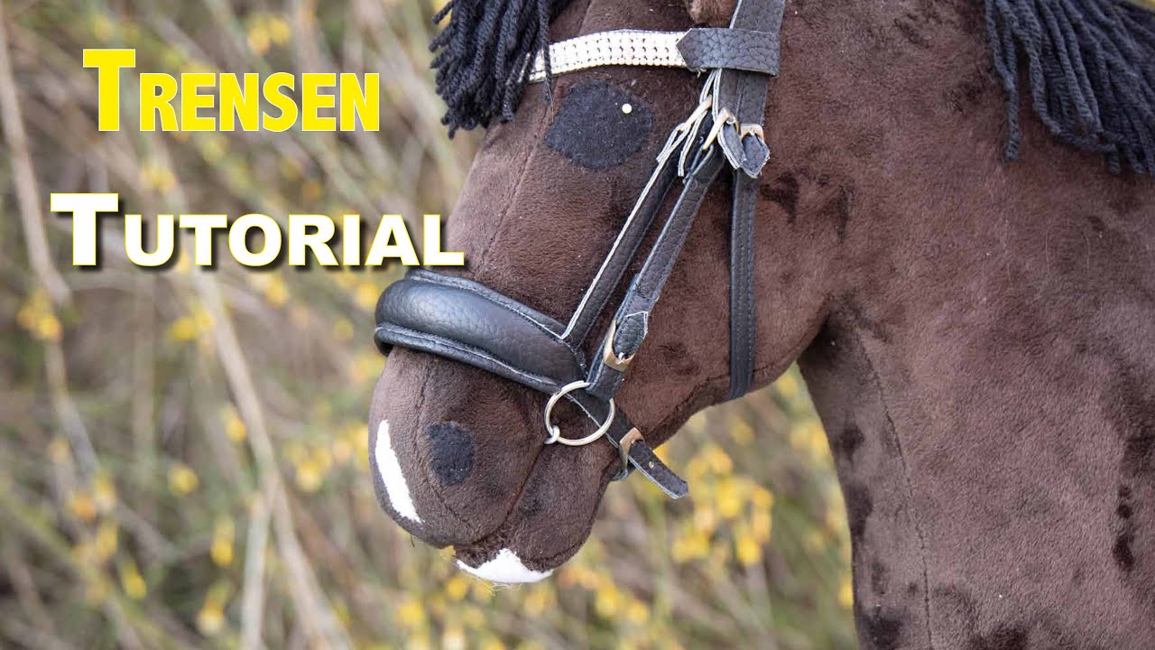 Trenses Tutorial für HobbyHorse / Doppelt genähte Trense selber machen