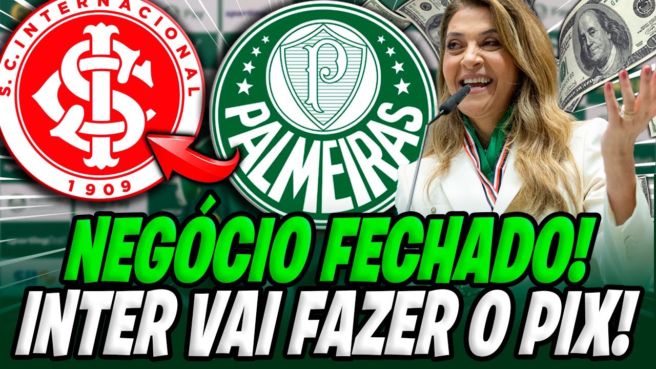 💥BOMBA! SAÍDA INESPERADA! TÉCNICO DO INTER PEDIU SUA CONTRATAÇÃO! ÚLTIMAS NOTÍCIAS DO PALMEIRAS.