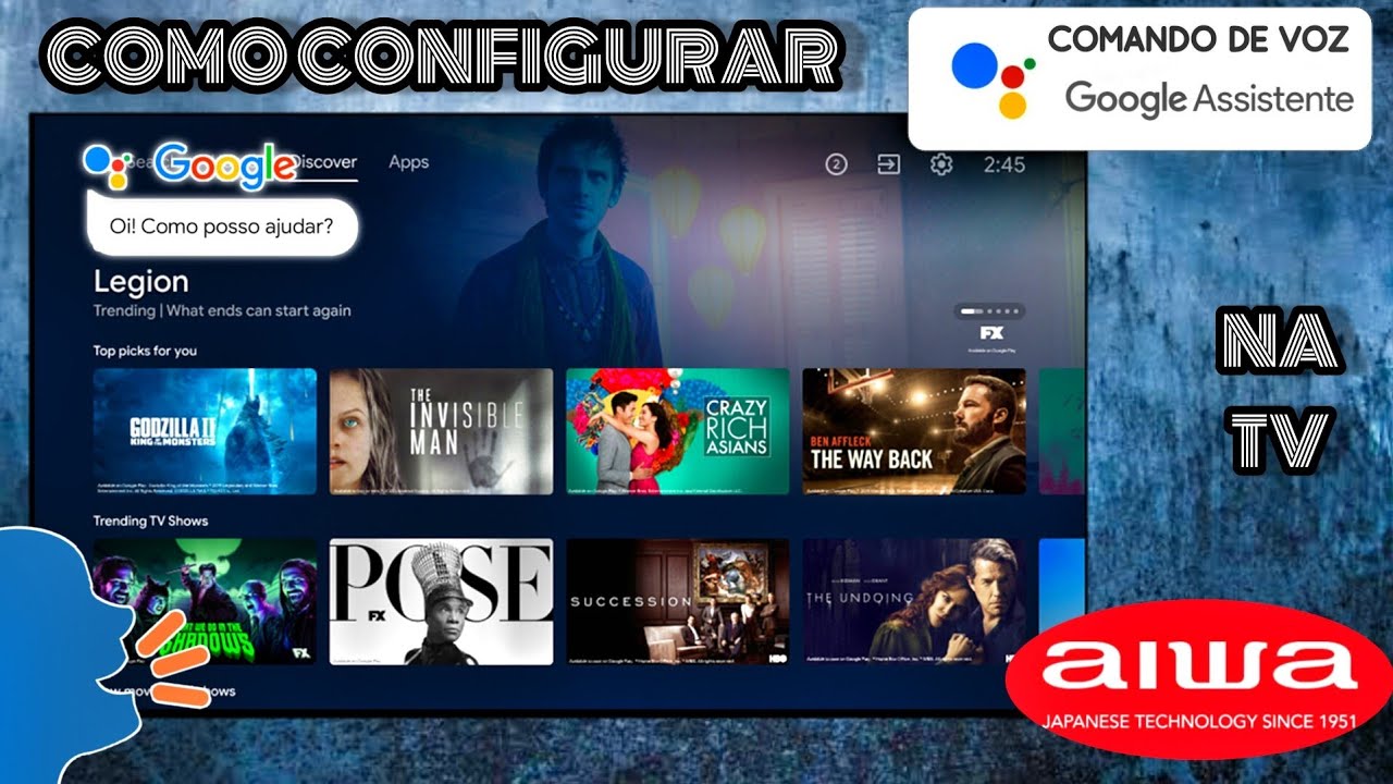 COMO CONFIGURAR GOOGLE ASSISTENTE NA TV AIWA ANDROID | 2025