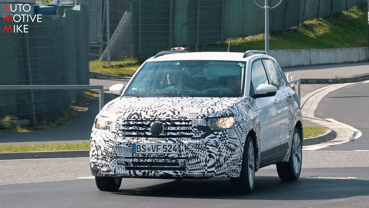 2019 VOLKSWAGEN T-CROSS SPIED TESTING AT THE NÜRBURGRING