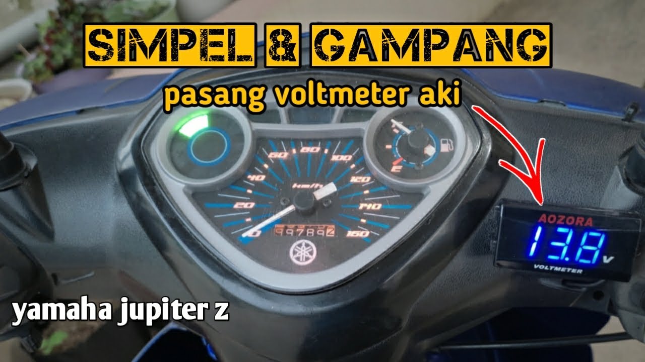 Как установить вольтметр на мотоцикл Jupiter Z