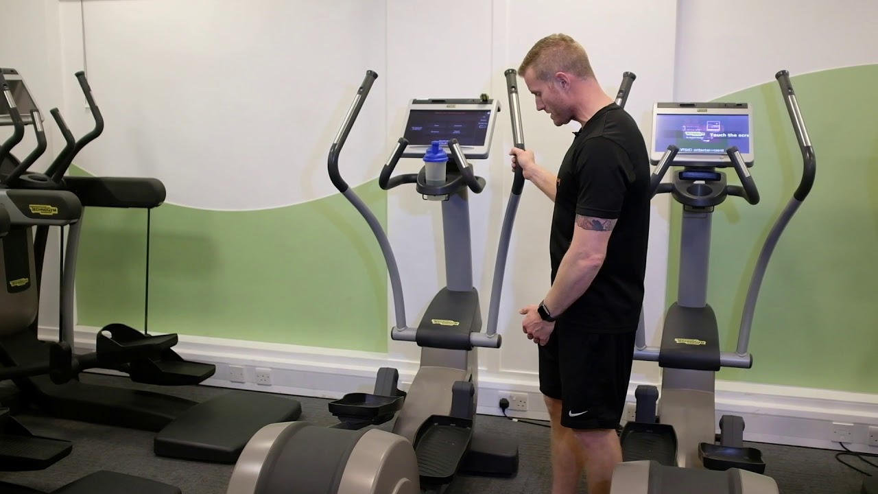 How to use a cross trainer