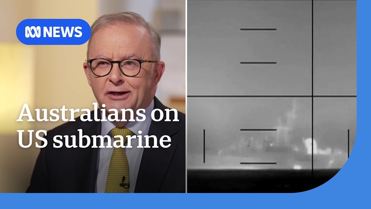 Australian navy personnel on board US submarine that sank Iranian vessel | ABC NEWS