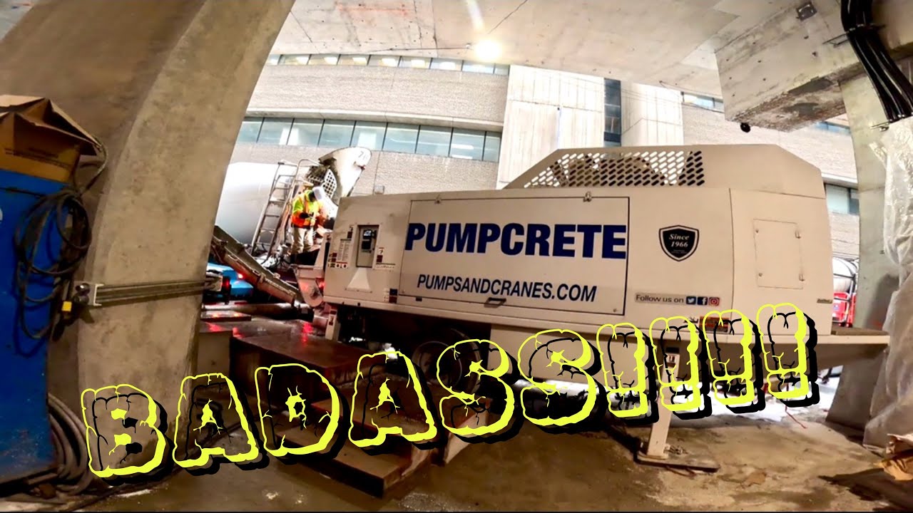 Pumping Concrete at a 90 story High Rise project in Canada&rsquo;s LARGEST city!!!! 